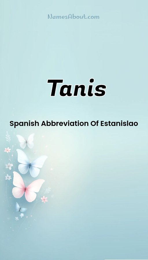 Meaning of Tanis