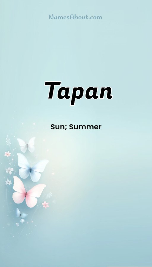 Meaning of Tapan