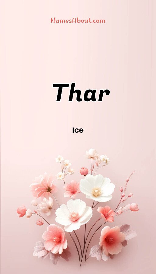 Meaning of Thar