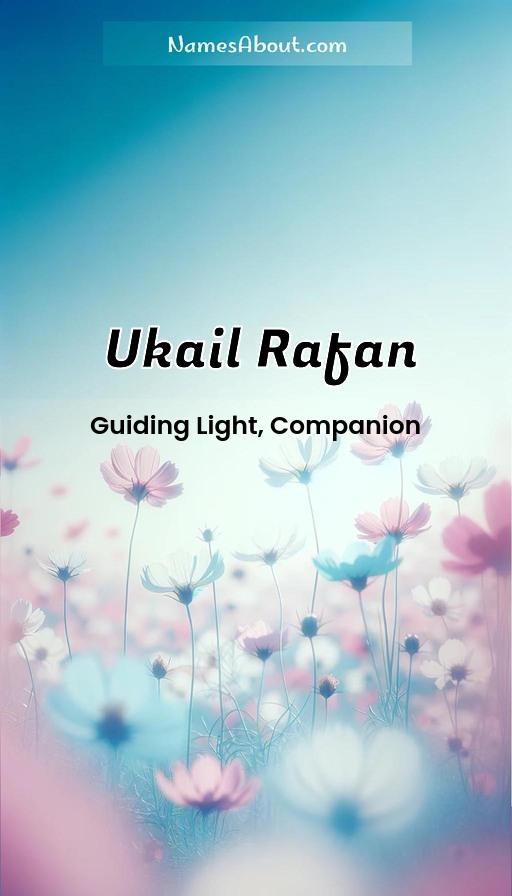 Ukail Rafan name and meaning