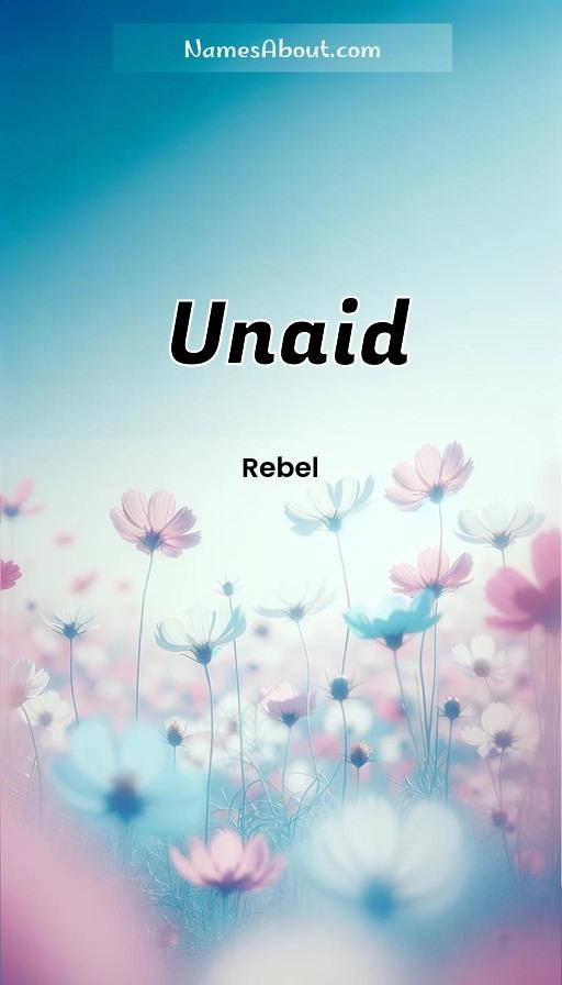 Unaid name and meaning