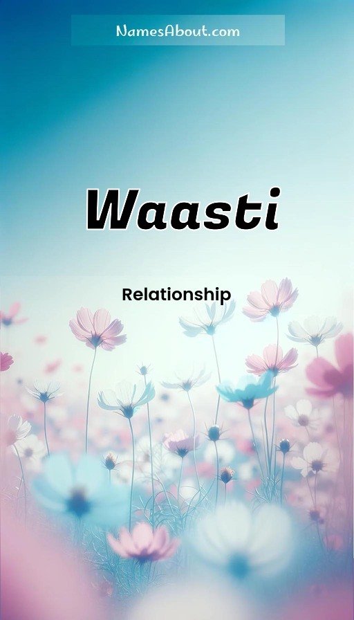 Meaning of Waasti