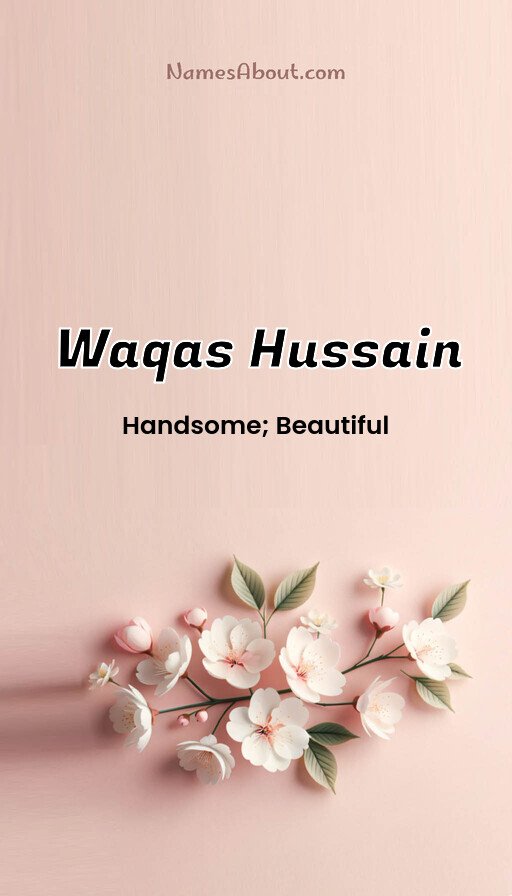 Meaning of Waqas hussain