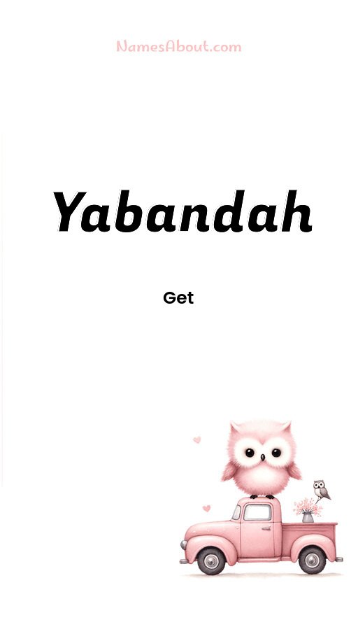 Meaning of Yabandah