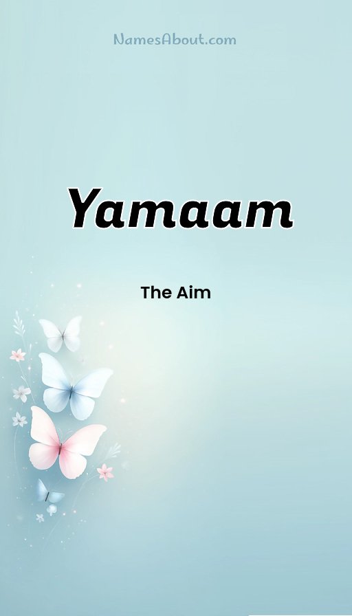 Meaning of Yamaam