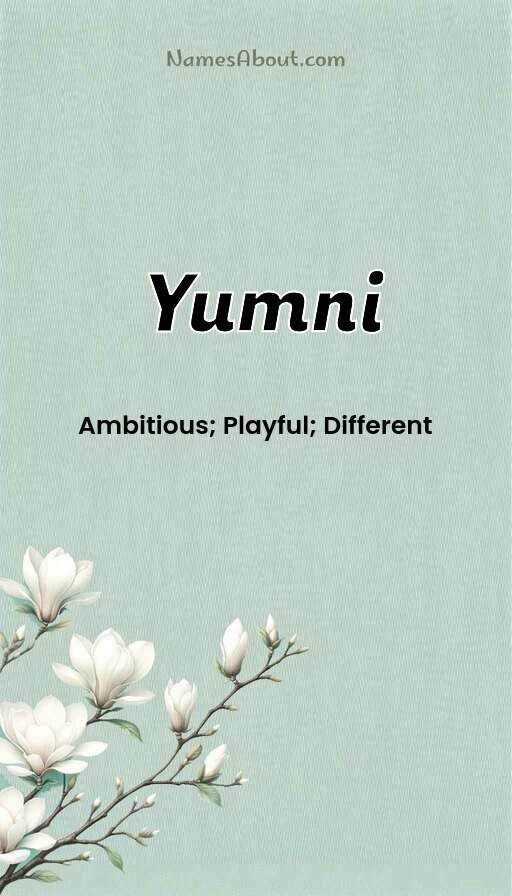 Meaning of Yumni