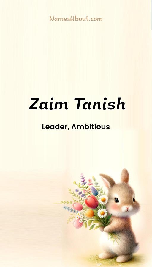 Zaim Tanish name and meaning