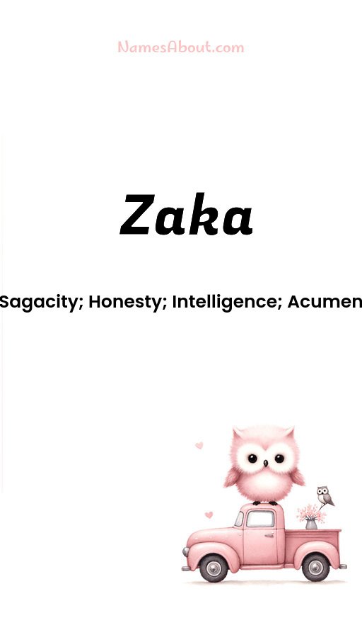 Meaning of Zaka