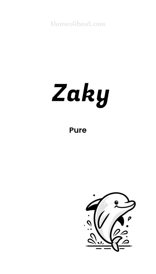 Meaning of Zaky