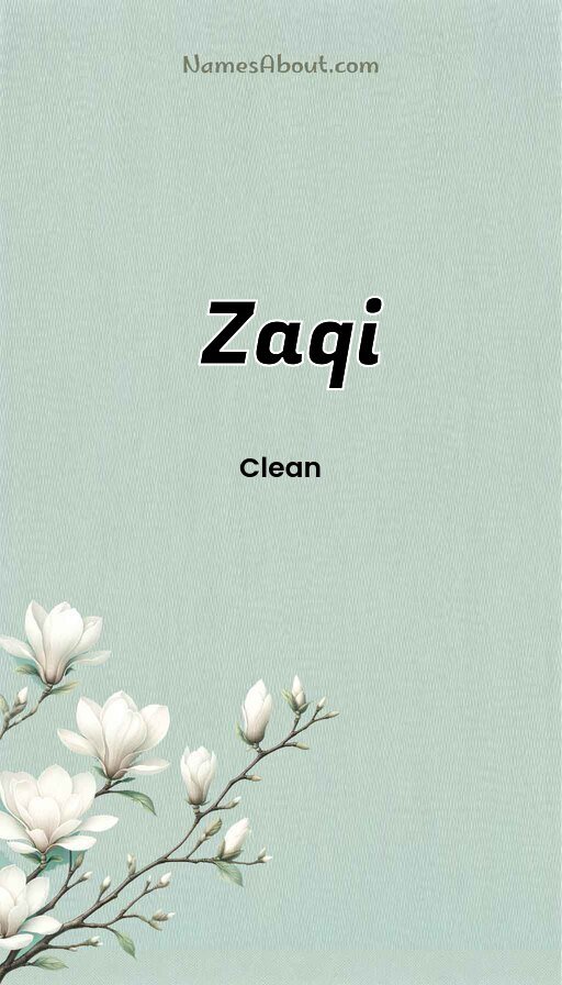 Meaning of Zaqi