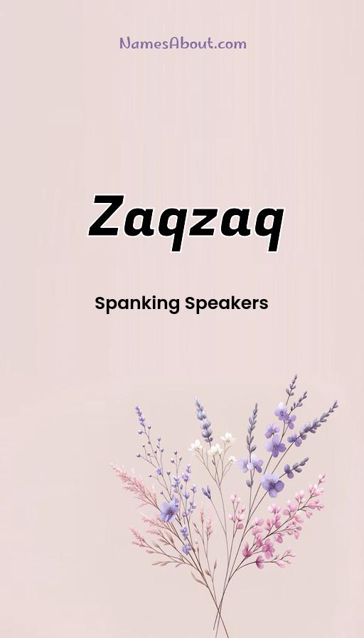 Zaqzaq name and meaning