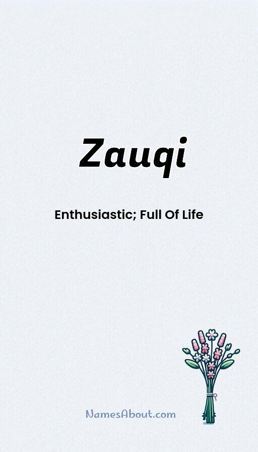 Meaning of Zauqi