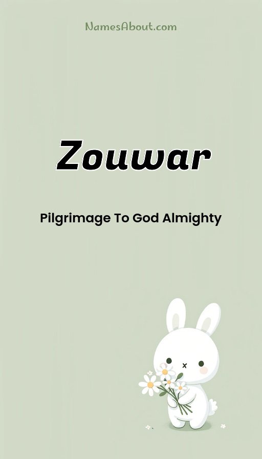 Meaning of Zouwar