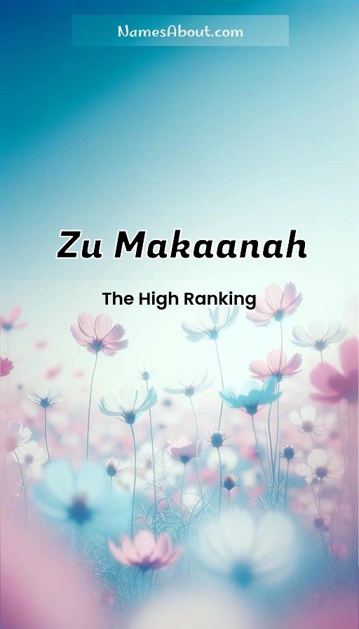 Meaning of Zu makaanah