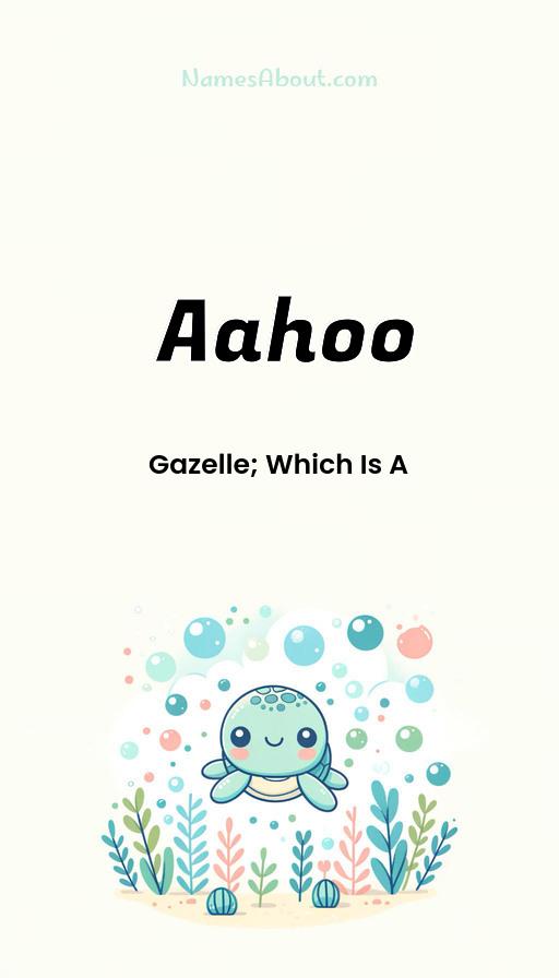 Illustration of Aahoo