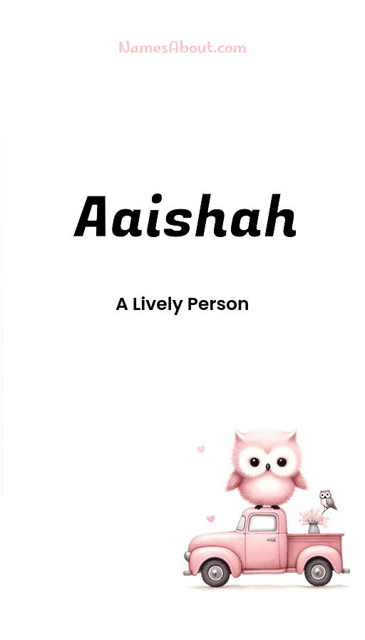 Meaning of Aaishah