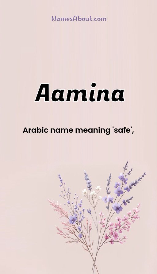 Meaning of Aamina