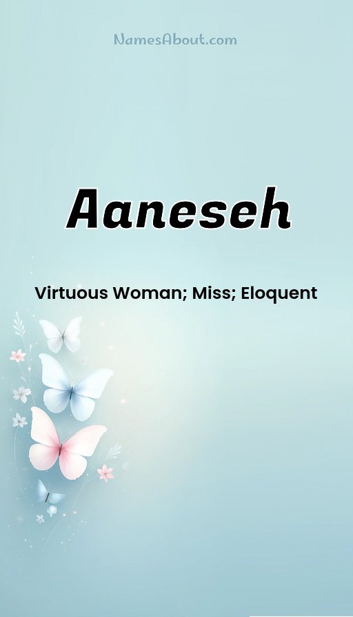 Meaning of Aaneseh