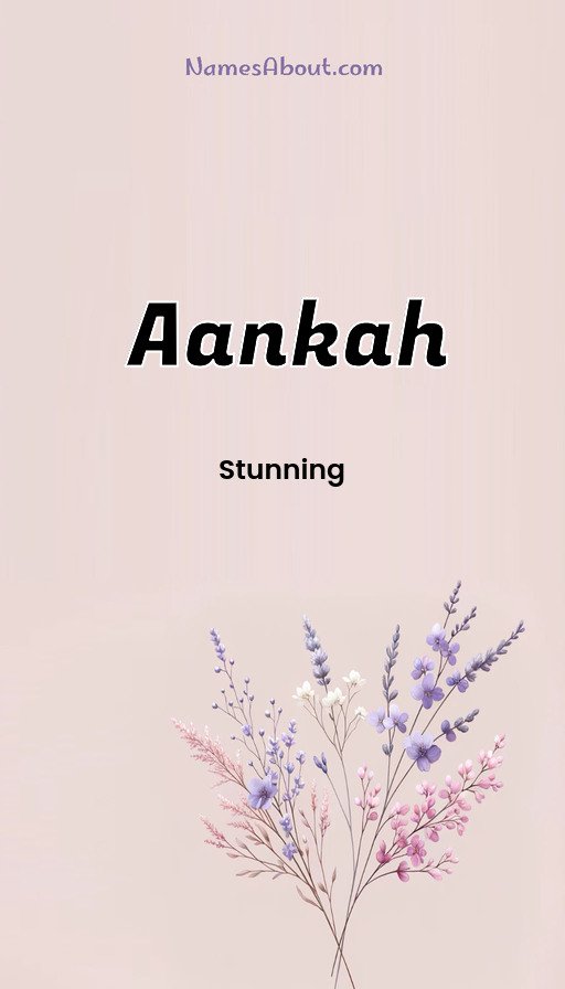 Meaning of Aankah