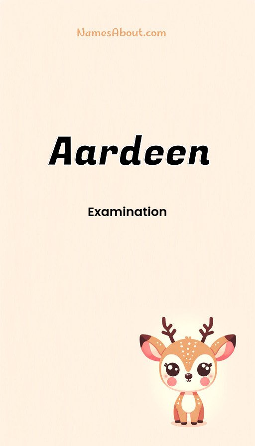 Meaning of Aardeen