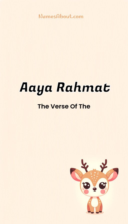 Meaning of Aaya rahmat