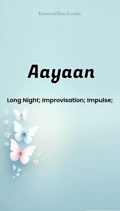 Illustration of Aayaan