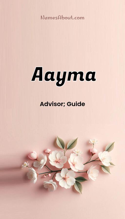 Illustration of Aayma