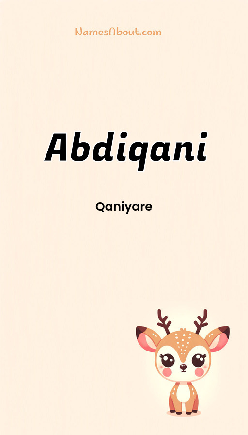 Meaning of Abdiqani