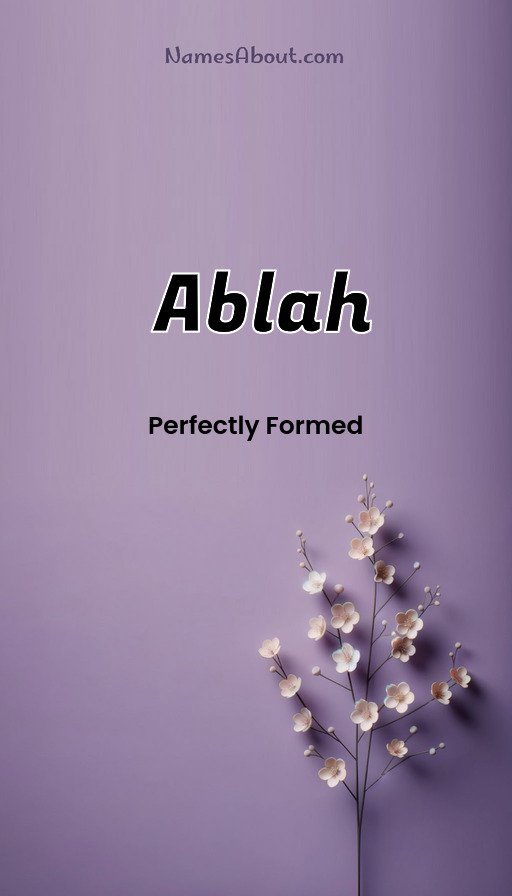 Meaning of Ablah