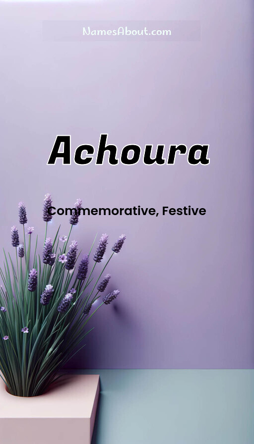 Meaning of Achoura