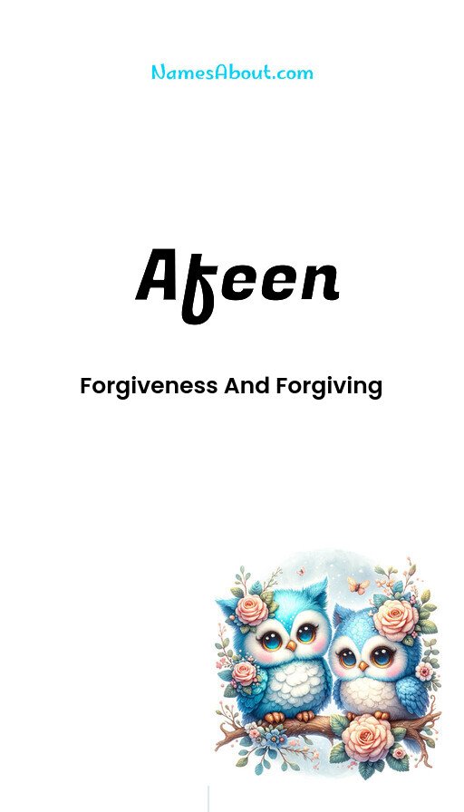 Meaning of Afeen