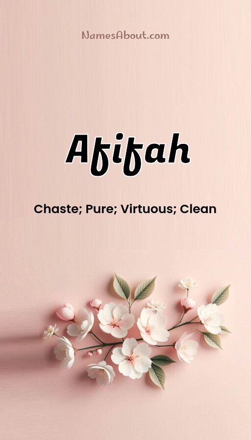Meaning of Afifah