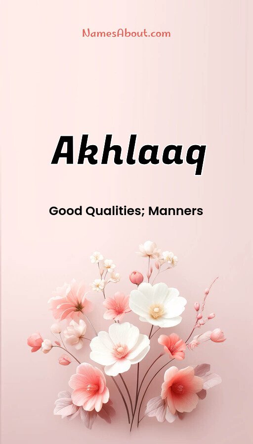 Meaning of Akhlaaq