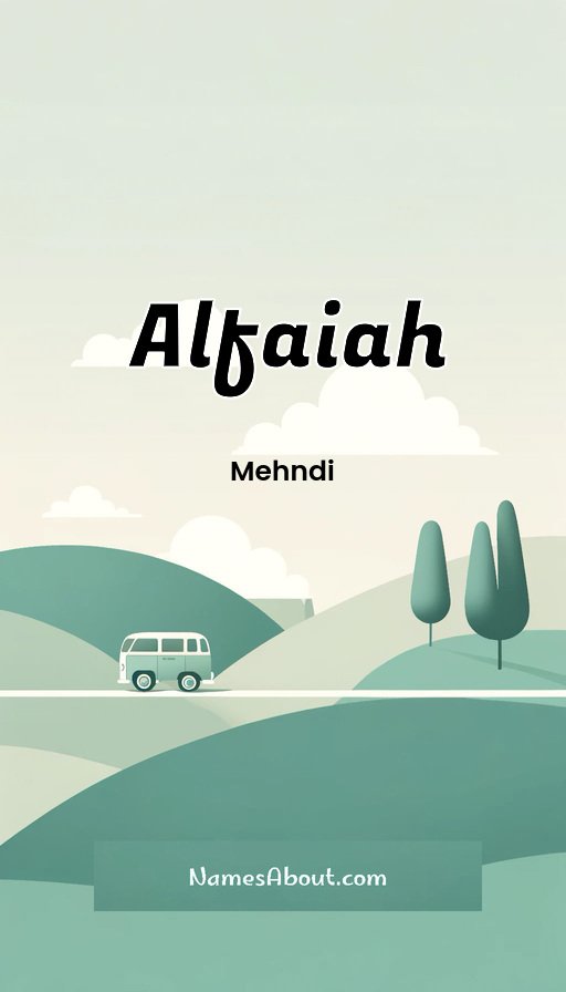 Meaning of Alfaiah