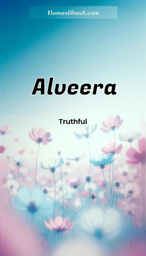 Alveera name and meaning