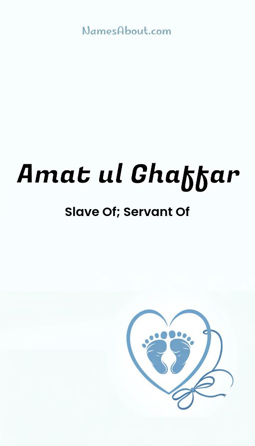 Meaning of Amat ul ghaffar