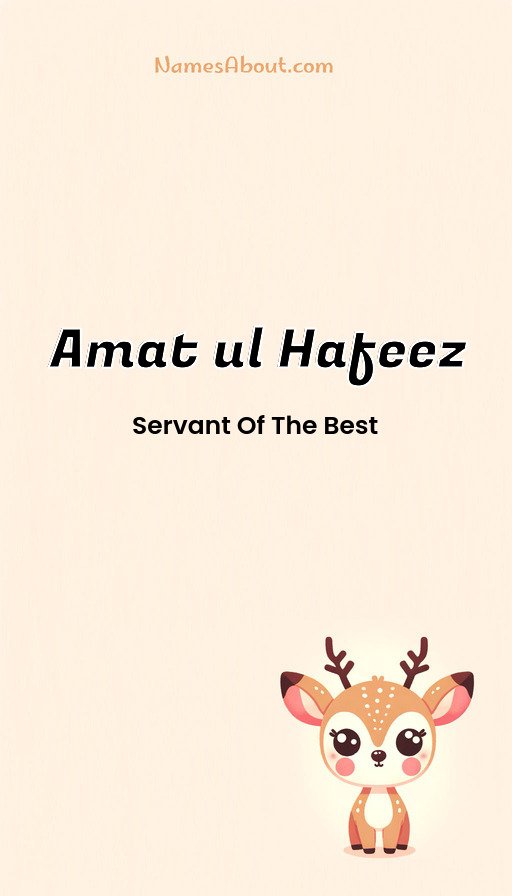 Meaning of Amat ul hafeez