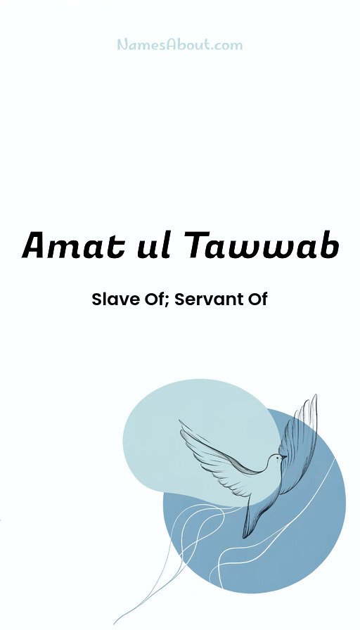Meaning of Amat ul tawwab