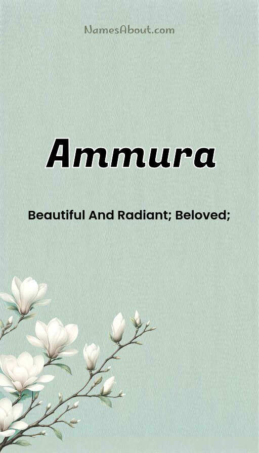 Meaning of Ammura