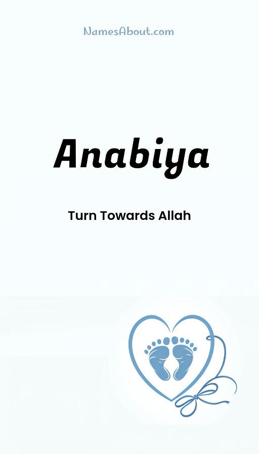 Meaning of Anabiya