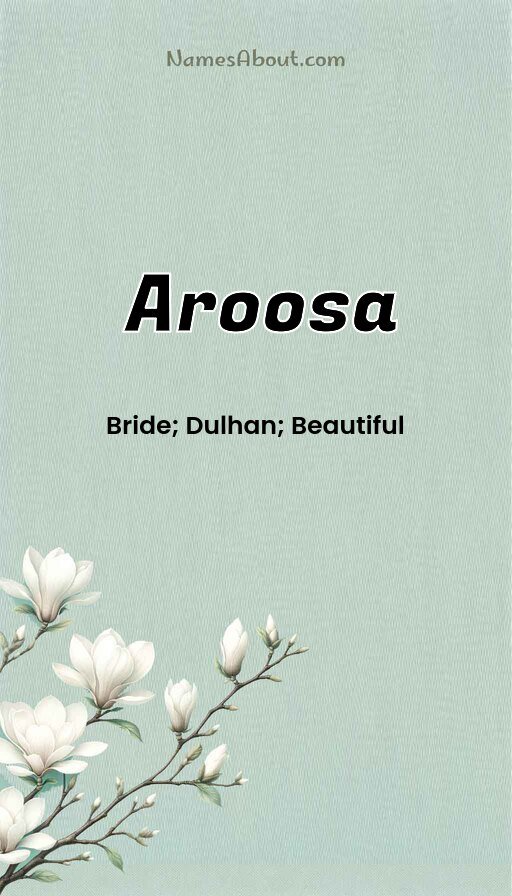 Meaning of Aroosa