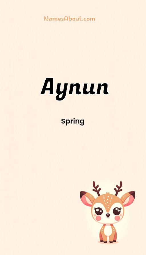 Aynun name and meaning