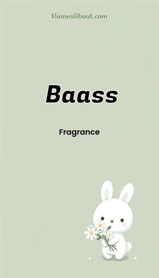 Baass name and meaning