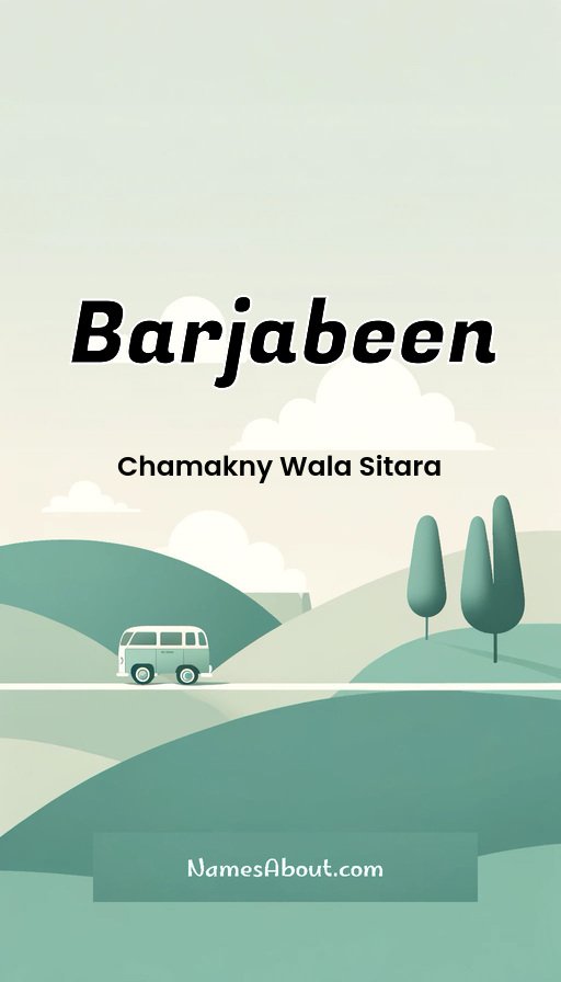 Meaning of Barjabeen