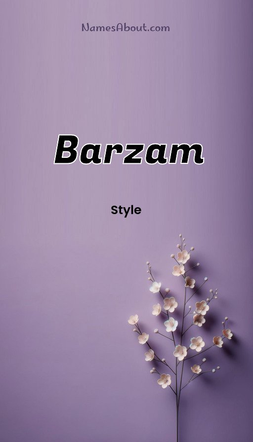 Meaning of Barzam