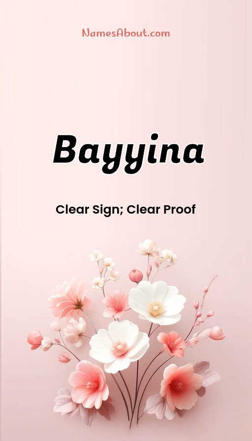 Meaning of Bayyina