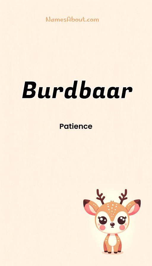 Meaning of Burdbaar