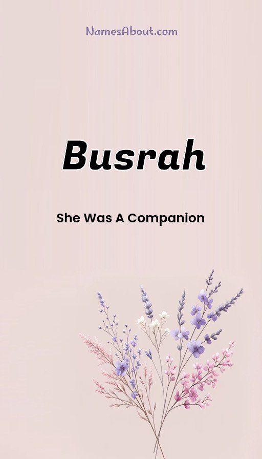 Meaning of Busrah