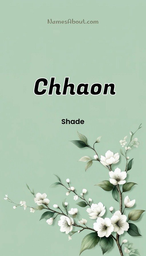 Meaning of Chhaon