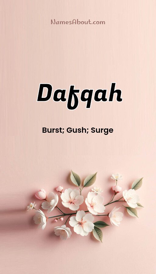 Meaning of Dafqah